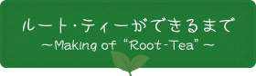 ルート・ティーができるまで